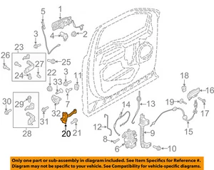 FORD OEM 15-16 F-150 Front Door-Check Arm FL3Z1623552A - Picture 1 of 2