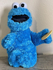 Tickle Me & Feed Me Cookie Monster Talking Vibrating 14” Sesame Street Plush