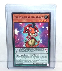 YU GI OH! PERFORMAPAL LIZARDRAW(Common) CROS-EN004 Crossed Souls! - Picture 1 of 2
