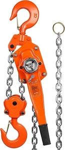 Manual Lever Chain Hoist, 6 Ton 13200 lbs Capacity 20 FT Come Along, G80 Galvani - Picture 1 of 8