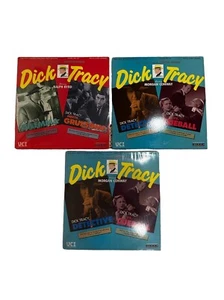 Dick Tracy Laserdisc Lot of (3) Dilema Gruesome Detective Cueball - Classic - Picture 1 of 2