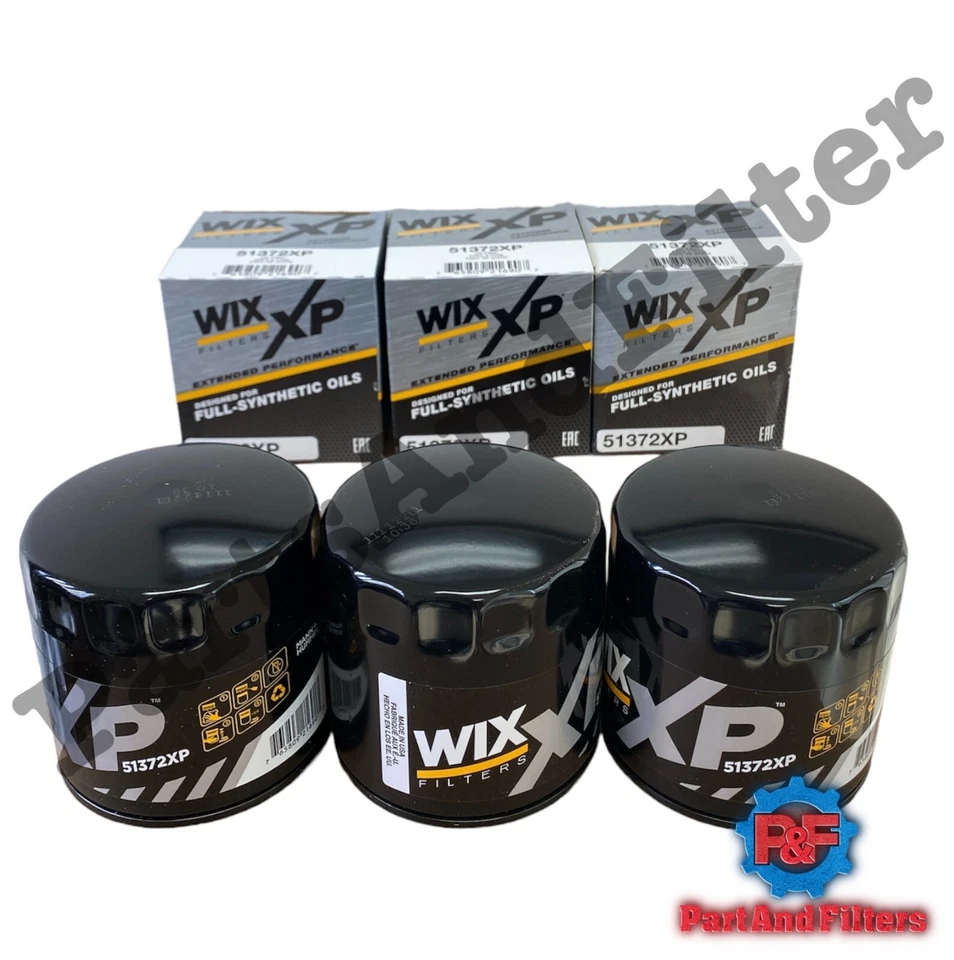 Filtro de aceite Wix 51372XP reemplazo Ford F1AZ-6731-A (paquete de 3) Foto 1 de 2