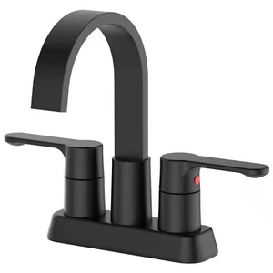 Grifo de baño o bar moderno LB23M negro mate - Imagen 1 de 1