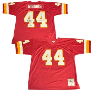 John Riggins SB XVII MVP Autographed Mitchell & Ness Washington Redskins Jersey - Picture 1 of 8