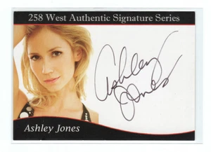 258 West Authentic Signatures Series Ashley Jones Auto Autograph True Blood - Picture 1 of 4