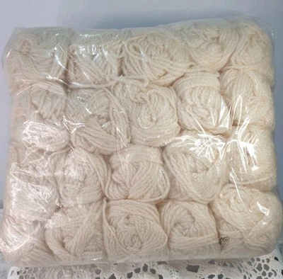 8ply Panda Disco Knitting Yarn 20 X 20gm Balls Cream Colour - image 1 of 4