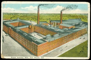 WAYNE KNITTING MILLS - FT. WAYNE, IN CARTOLINA - Foto 1 di 1