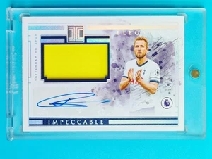 2019-20 Panini Impeccable Tottenham Harry Kane Patch Elecance Auto 12/25 - Picture 1 of 2