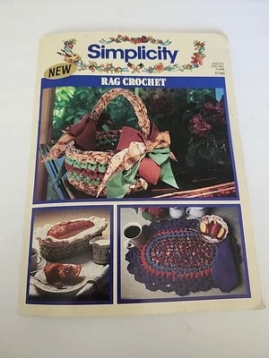 Simplicity Rag Crochet Pattern Book - Image 1 of 3
