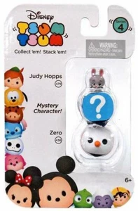 Disney Tsum Tsum Series 4 Judy Hopps Mystery Character Zero 3-Pack Brand New - Picture 1 of 2