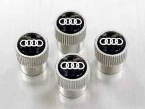 Genuine Audi Valve Stem Caps Carbon Fiber ZAW-071-215 - Picture 1 of 1