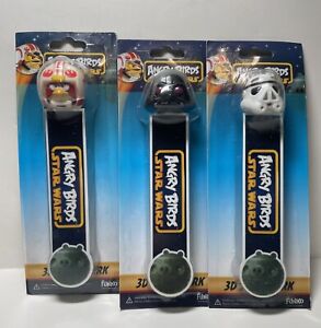Star Wars Angry Birds Series 3D Bookmarks Funko 2012 Full Set Of 3