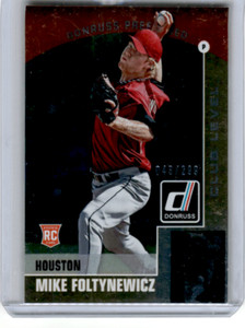 2015 Donruss Preferred Gold #17 Mike Foltynewicz   SN299