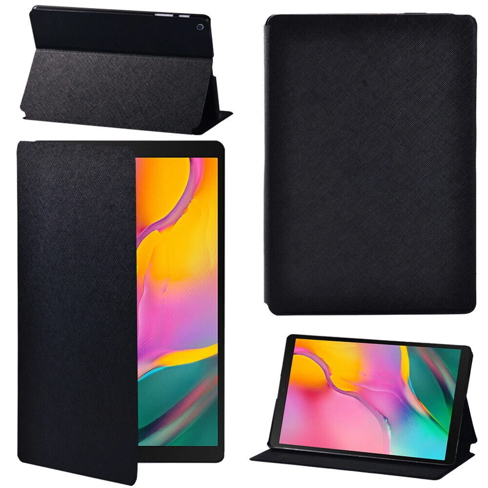 Leather Stand Cover Case For Samsung Galaxy Tab A9 A6 A7 A8 S5 S6 S7 S8 S9 +Pen - Image 1 of 4