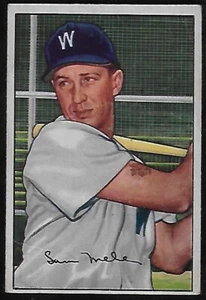 1952 Bowman #15 Sam Mele Washington Senators-Nice - Picture 1 of 2