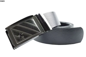 new 2020 mens leather belt new look elegant belt jeans short London buckle boy - Picture 1 of 3