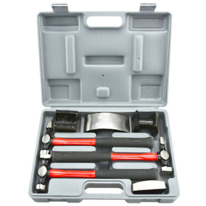 Neiko  Heavy Duty Auto Body Hammer and Dolly Set, 7 Piece | Repair Kit for Dents