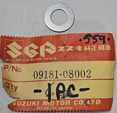 1 NOS Suzuki DR370 SP370 SP400 LT 185 ALT 125 8,5x16,5x0,8 lavadora de cuña OEM NUEVO Foto 1 de 2