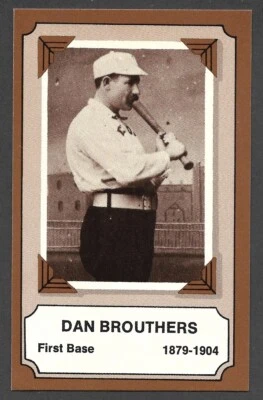 Fleer Laughlin Pioneers of Baseball #6 Dan Brouthers 1975 coroneles como nuevo B Foto 1 de 2