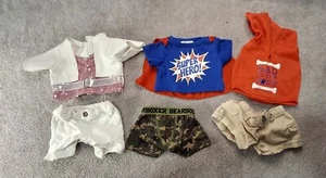 Lote de ropa Build A Bear superhéroe Bad To The Bone Diva Boxers - Imagen 1 de 10