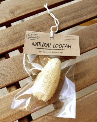 100%Natural Sponge Thai Loofah Luffa Fine Soft Fiber Face Exfoliator EcoScrubber - Image 1 of 4