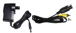 Sega Master System 1 Power Supply and AV Cables Replacement New Aftermarket - Picture 1 of 2