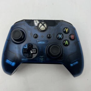 PDP XBOX ONE DELUXE WIRED CONTROLLER MIDNIGHT BLUE 048-129 - NO CABLE - Picture 1 of 9