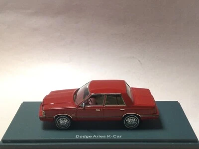 Neo 1:43 Dodge Aries K-Car Red NEO44898 - Immagine 1 di 4