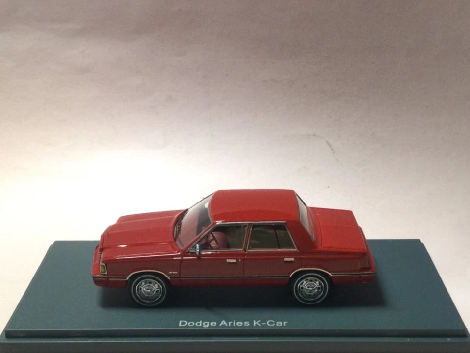 Neo 1:43 Dodge Aries K-Car Red NEO44898 - Immagine 1 di 4
