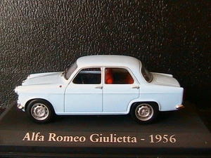 Alfa Romeo Giulietta 1956 Light Blue Rba Collectables 1/43 Bleu Ciel Italia - Picture 1 of 1