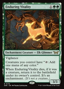 Enduring Vitality R Duskmourn: House of Horror 176 NM - Picture 1 of 1