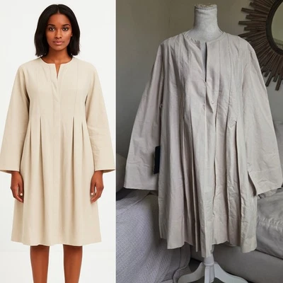 Vestido relajado manga larga algodón cuello en V Stone Luella talla XXL Tuckernuck Foto 1 de 4