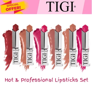 Pack of 6 TIGI Diamond Lipsticks Set, Long-Wearing, 6 Hot & Professional Shades - Picture 1 of 8