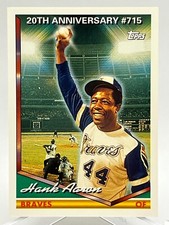 1994 Topps 20th Anniversary 715th HR 1974 MLB Card 715 Hank Aaron Atlanta Braves