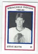 1983-84 Springfield Indians (AHL) Steve Blyth