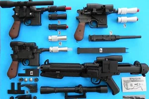 PIEZAS DE REPRODUCCIÓN S. WARS BLASTER, TAMAÑO COMPLETO - Imagen 1 de 19