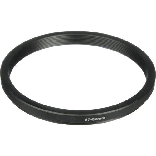 Step-down Camera lens adapter ring 67-62 67mm-62mm Metal Anodized Black, NEW! - Image 1 of 1