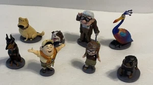 Disney Pixar Up Movie Carl 4" pollici PVC Figure Cake Topper Giocattolo Lotto di 8 - Foto 1 di 7