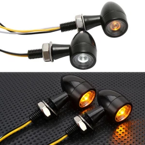 Mini luz intermitente de freno de señal de giro LED para motocicleta Harley Dyna Honda - Imagen 1 de 14