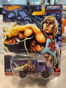 Hot Wheels Mercedes-Benz Unimog U 1300L Pop Culture Masters Of The Universe 1/5 - Foto 1 di 1