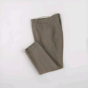 PANTALONES DE VESTIR LANIFICIO D'ANDORNO SUPER AÑOS 100 FORRADOS DE LANA PLISADOS PUÑOS 35 X 31 - Imagen 1 de 7