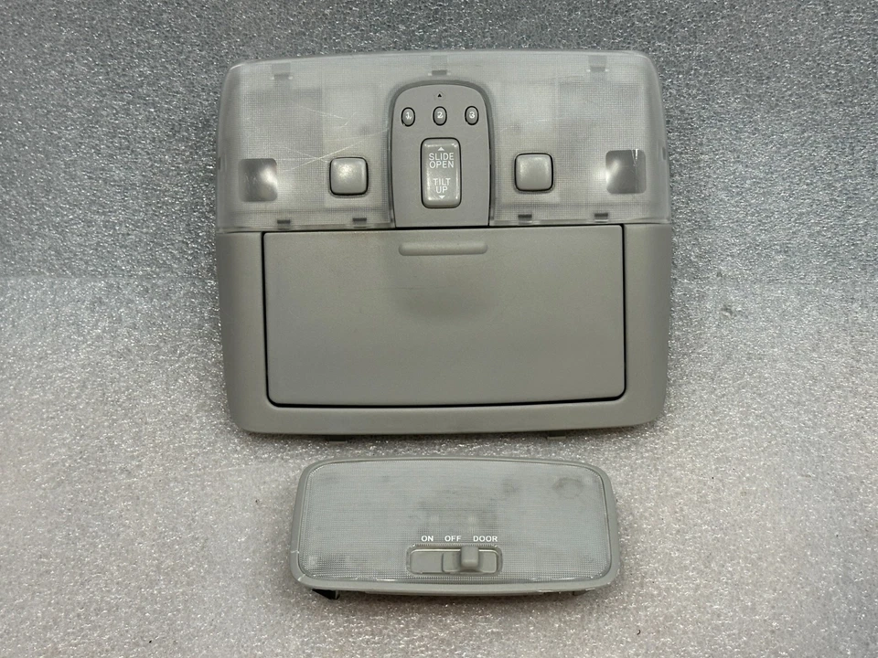 02-06 Lexus ES300 ES330 consola superior luz domo techo corredizo Homelink gris OEM Foto 1 de 4