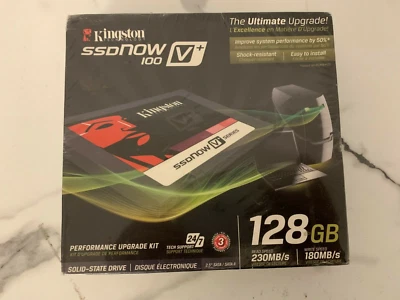 NEW Kingston SVP100S2B/128GR 128GB SATA II 3GB/s 2.5 SSD Solid State Drive - Image 1 of 3
