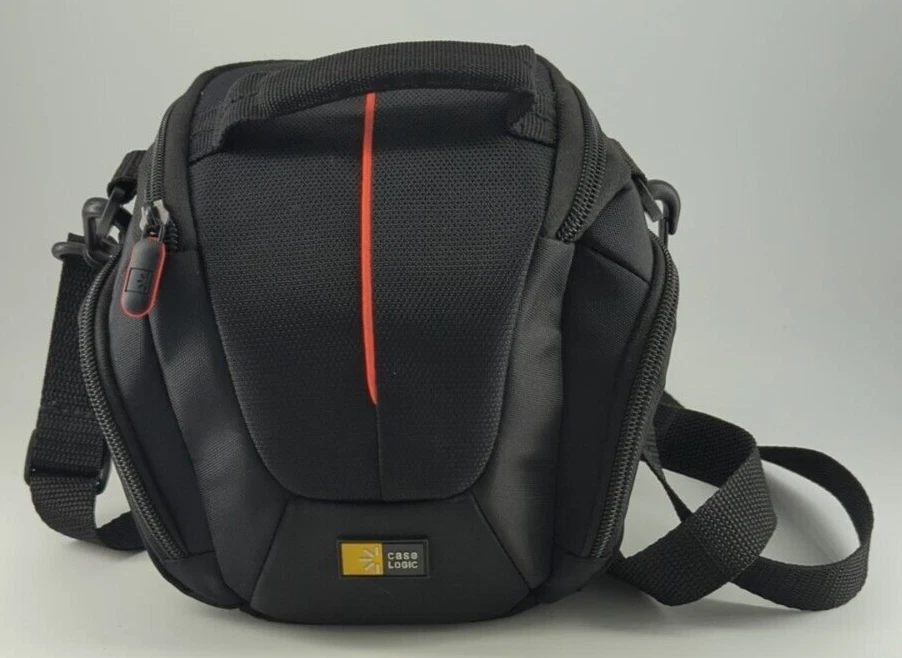 Case Logic FUNDA CÁMARA Acolchada 3 Compartimentos con Cremallera Cinturón Correa para el Hombro Negro Foto 1 de 4