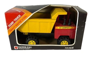 NUEVO Camión de volteo vintage CLOVER GT 7036N juguete metal acero hecho en Corea - Imagen 1 de 4