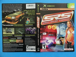XBOX SRS: STREET RACING SYNDICATE ORIGINAL COVER ART *NO GAME DISC** - Imagen 1 de 2