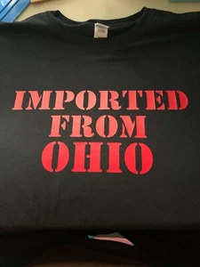 t-shirt Imported from Ohio State cleveland custom made order city - Picture 1 of 6
