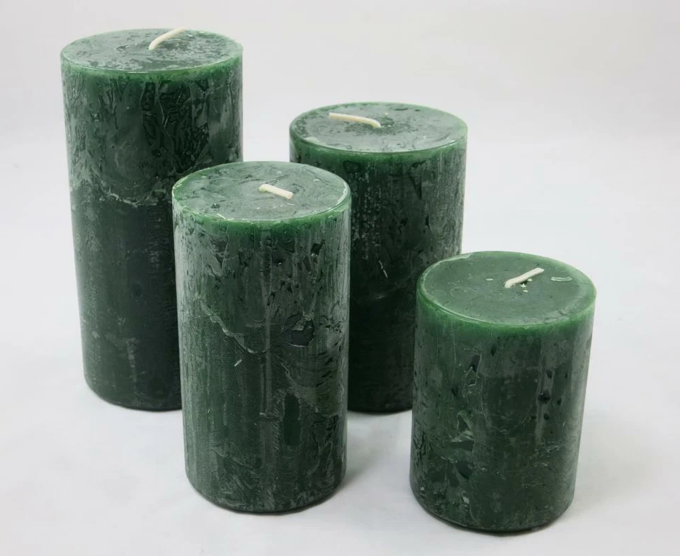 Kerze Rustic Sophia Farbe jägergrün 89, Kerzen Wenzel - Bild 1 von 1