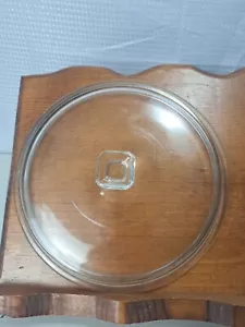 Vintage Glass Replacement Lid Square Knob for 8 3/4" Round Casserole Dish #16 - Picture 1 of 5