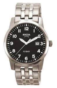 Boccia Titanium 3631-02 Reloj Hombre con Números Arábigos 100m Impermeable Ø38mm - Imagen 1 de 1